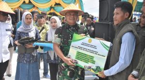 Danrem Tinjau Opslah Dan Tanam Padi Serentak Serta Peresmian Rehab Makoramil 15/Kuala Kampar