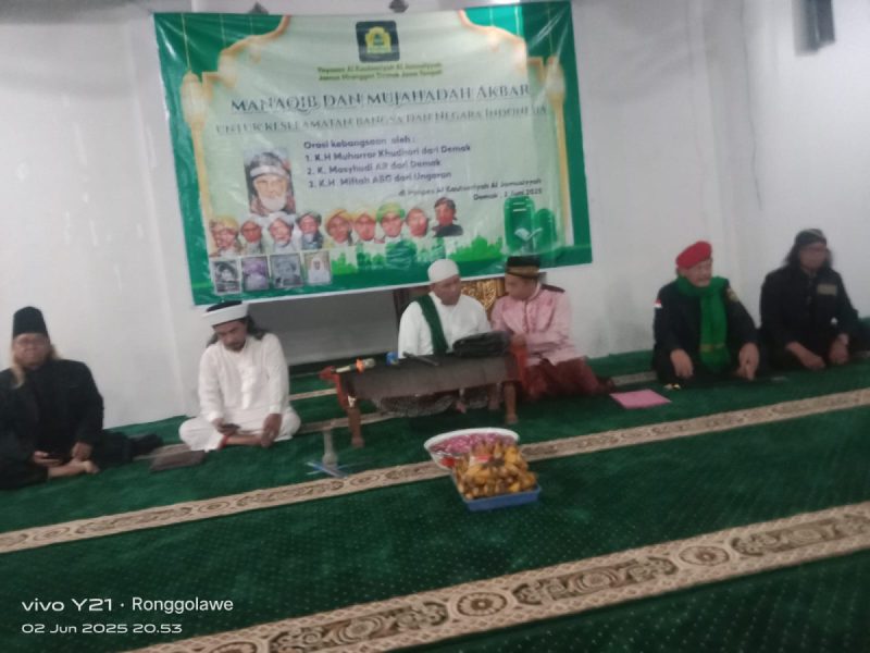Manaqib Dan Mujahadah Akbar Yayasan Al Kautsariyah Mranggen Demak, Untuk Keselamatan Bangsa Dan Negara Indonesia